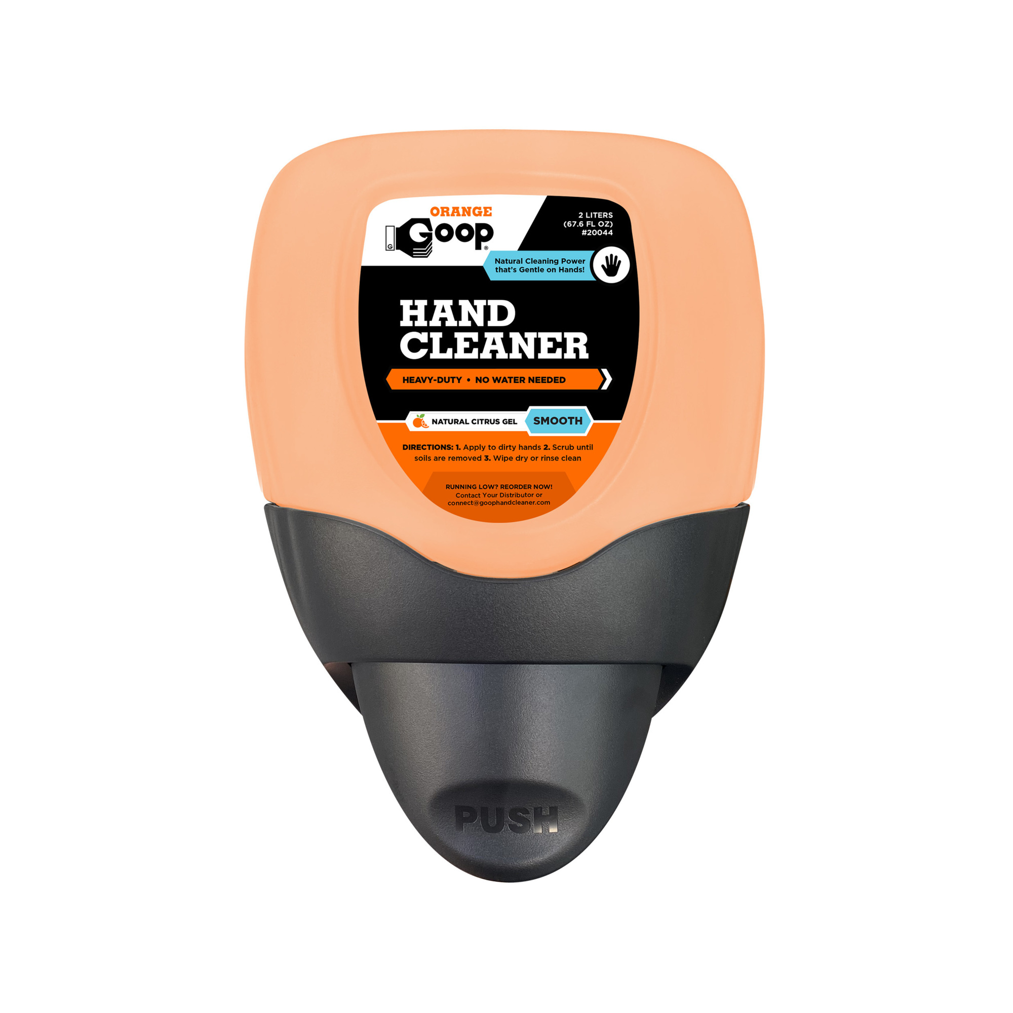 GOOP Orange Goop Hand Cleaner Smooth Refill Cartridge- 2L